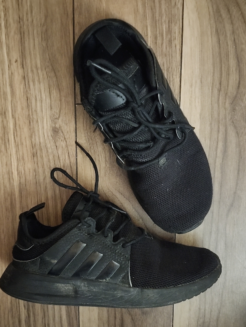 Adidas Kids Black Lightweight Running Sneakers